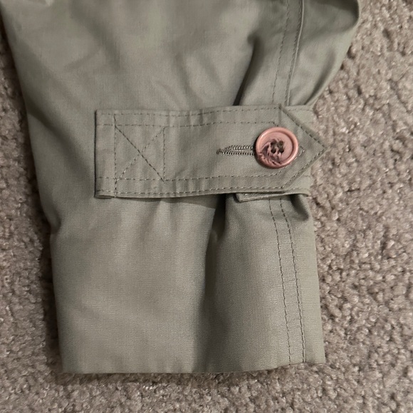 Vintage London Fog Womens Trench Coat Classic Cotton Blend Beige Tan Size 4 Reg - Picture 9 of 9